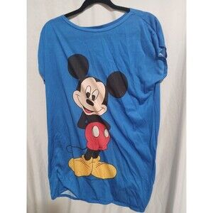vintage radcliffe nightgown Micky Mouse One Size Blue
